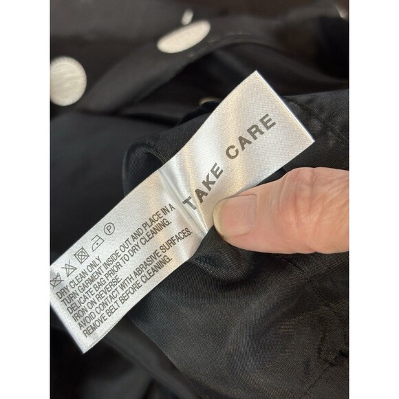 Coast Bloomingdales Mollina Spot Shift Dress Black White Polka Dots 4 Linen Silk - Picture 14 of 16